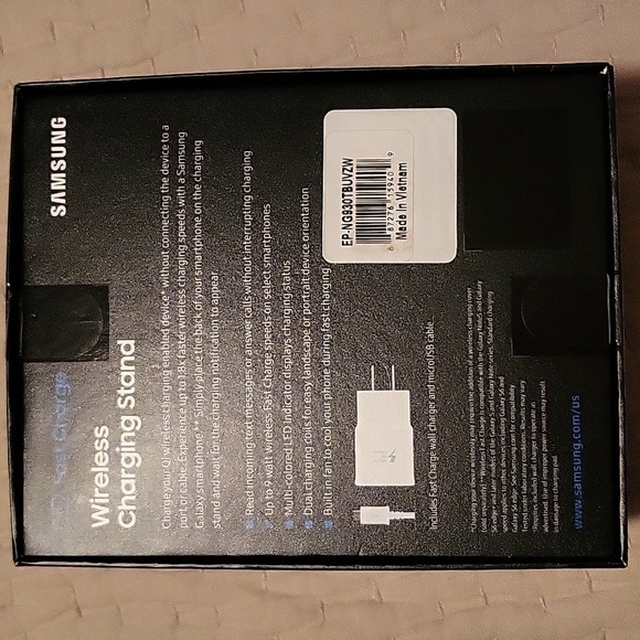 Samsung Wireless Fast Charging Stand Stand Up Charging New Open Box - Picture 3 of 5